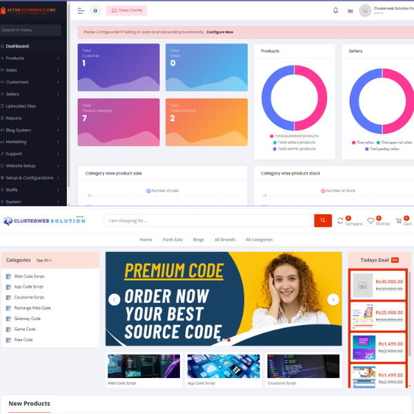 Best Source Code Selling Digital & Physicle Product Selling Ecomarce Portal CWP SOLUTION