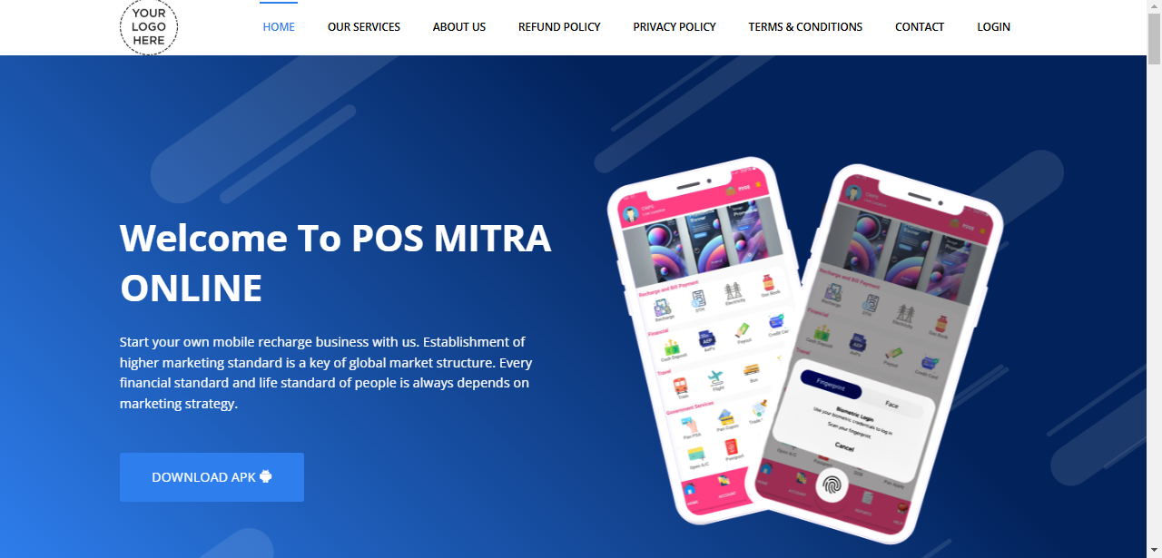 Recharge  6 Website Admin Portal