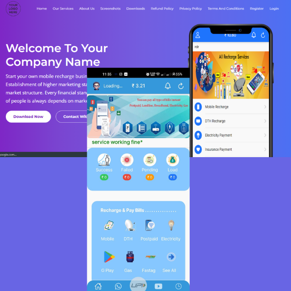 Latest Recharge Portal 5 2024 Best Runing Replacing All Portal With This | App And Web Code |CW SOLUTION| V3